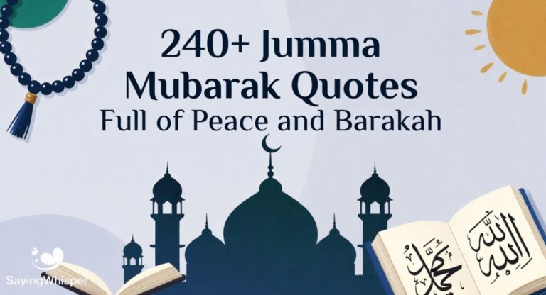 240+ Jumma Mubarak Quotes Full of Peace and Barakah