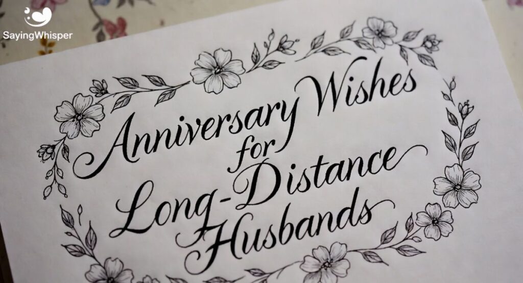 Anniversary Wishes for Long Distance Husbands in Urdu