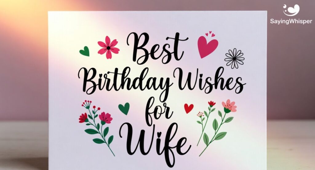 Best Birthday Wishes for Wife