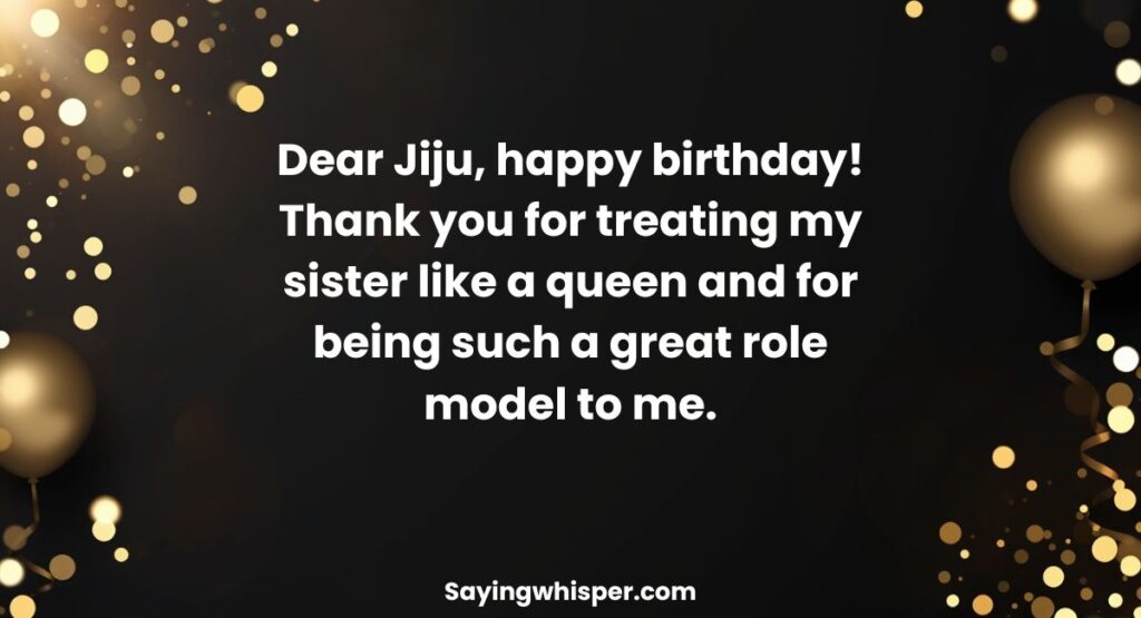 Birthday Wishes for Jiju from Sala