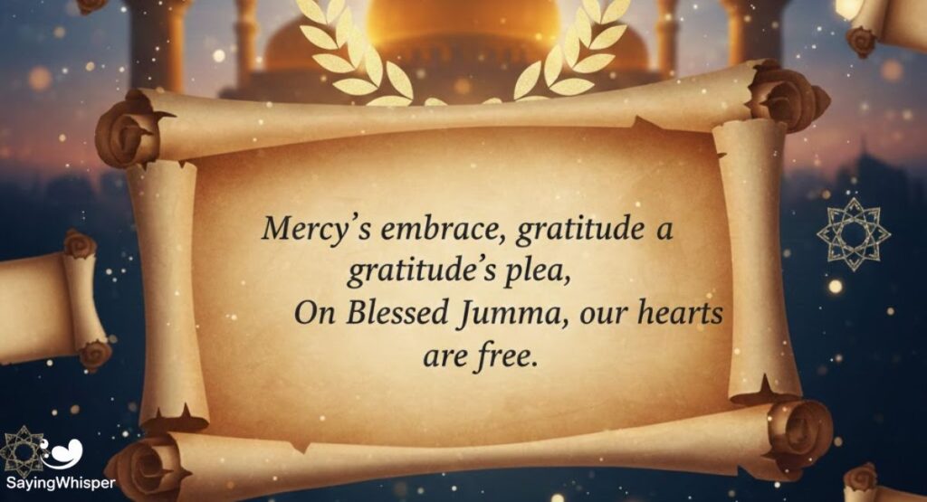 Blessed Jumma Mubarak Prayers for Mercy and Gratitude