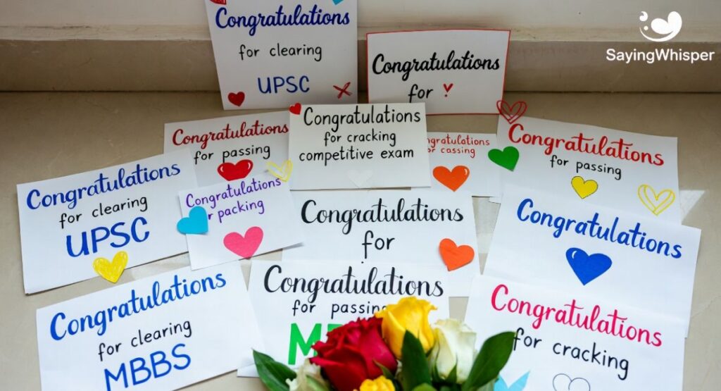 Congratulations Messages for Passing the UPSC, MBBS, and Competitive Exams