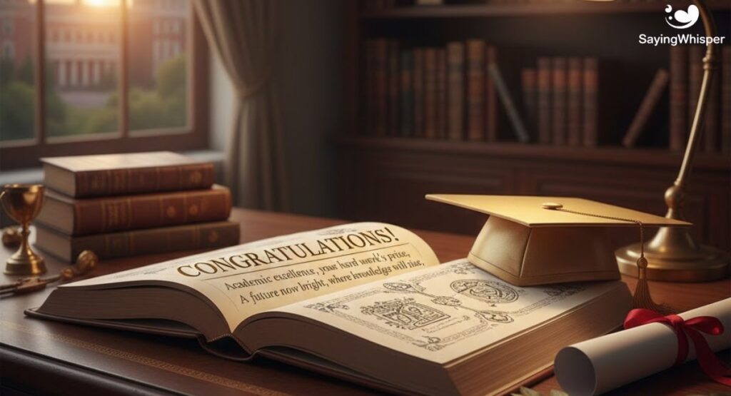 Congratulations on Achieving Academic Excellence: Celebrating Your Hard Work
