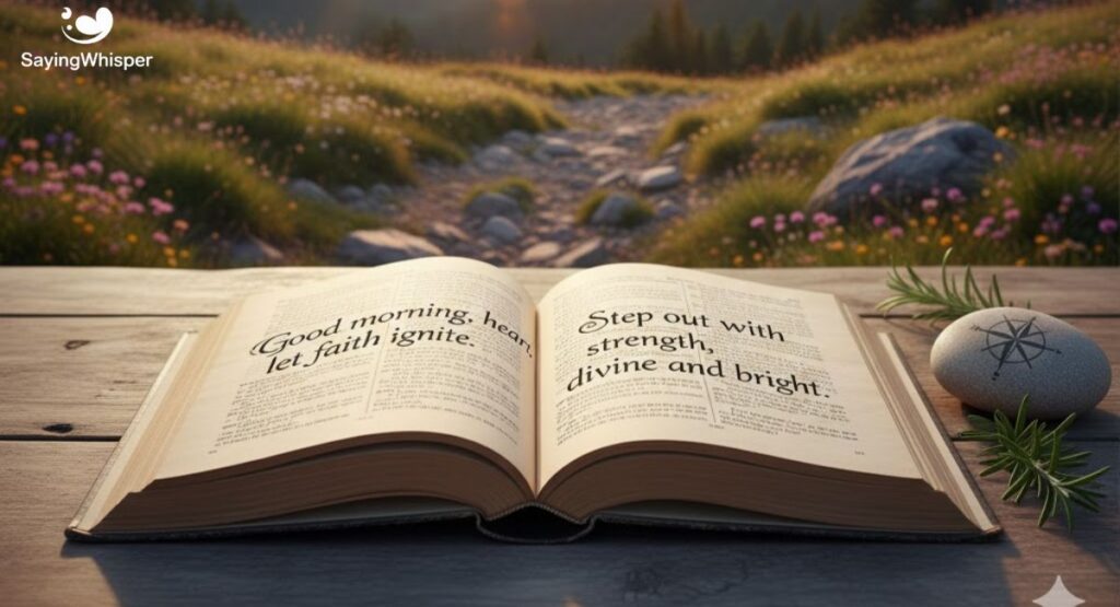 Encouraging Spiritual Good Morning Messages for Courage and Confidence