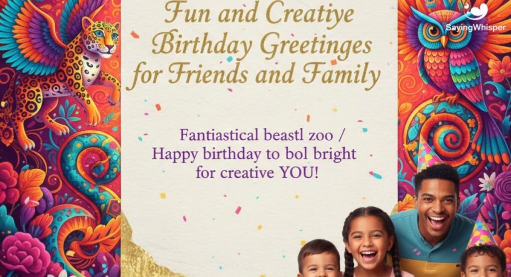 Fun and Creative Alebrije Birthday Greetings for Kids and Loved Ones