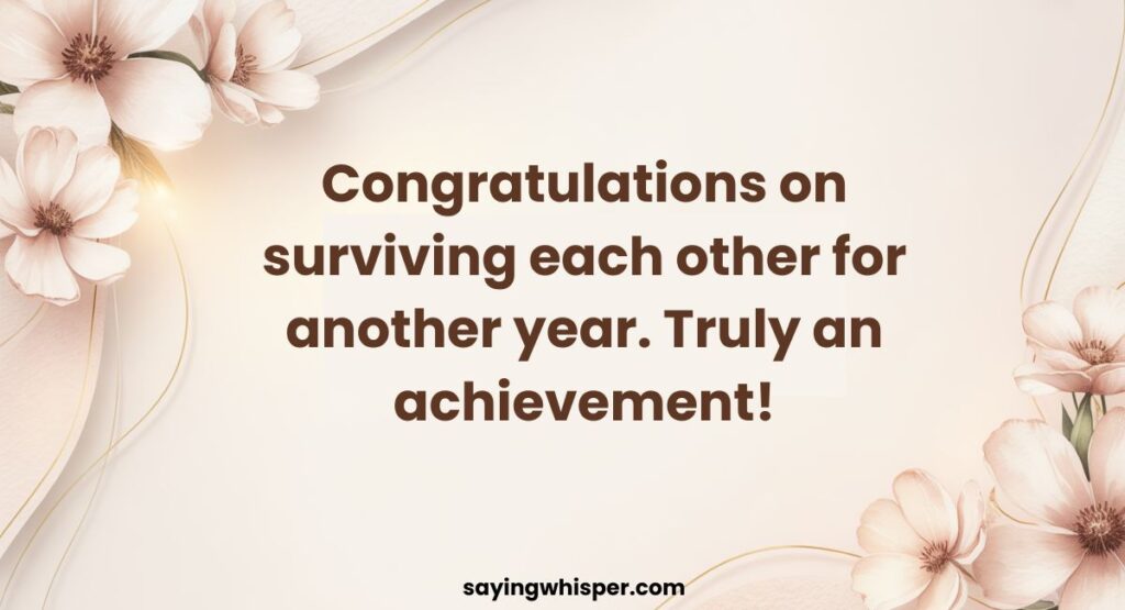 Funny Anniversary Wishes for Uncle and Aunt