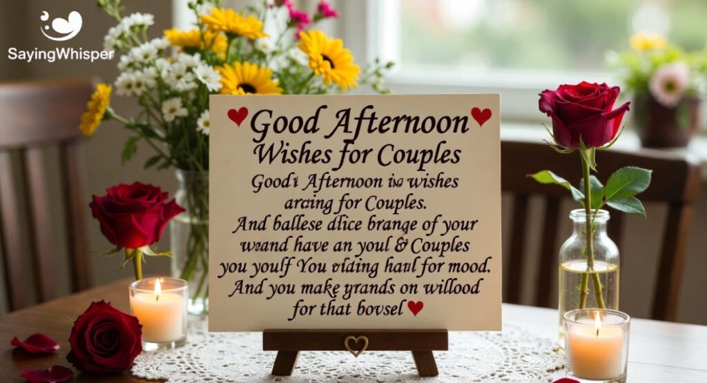 Good Afternoon Wishes for Couples
