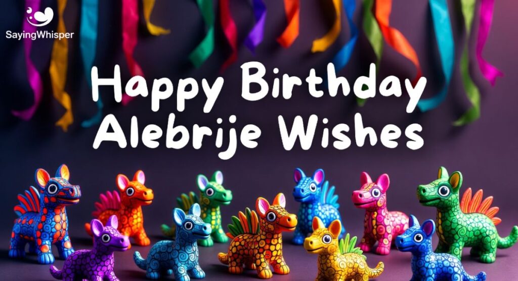 Happy Birthday Alebrije Wishes