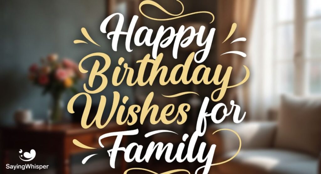 Happy Birthday Wishes for Family