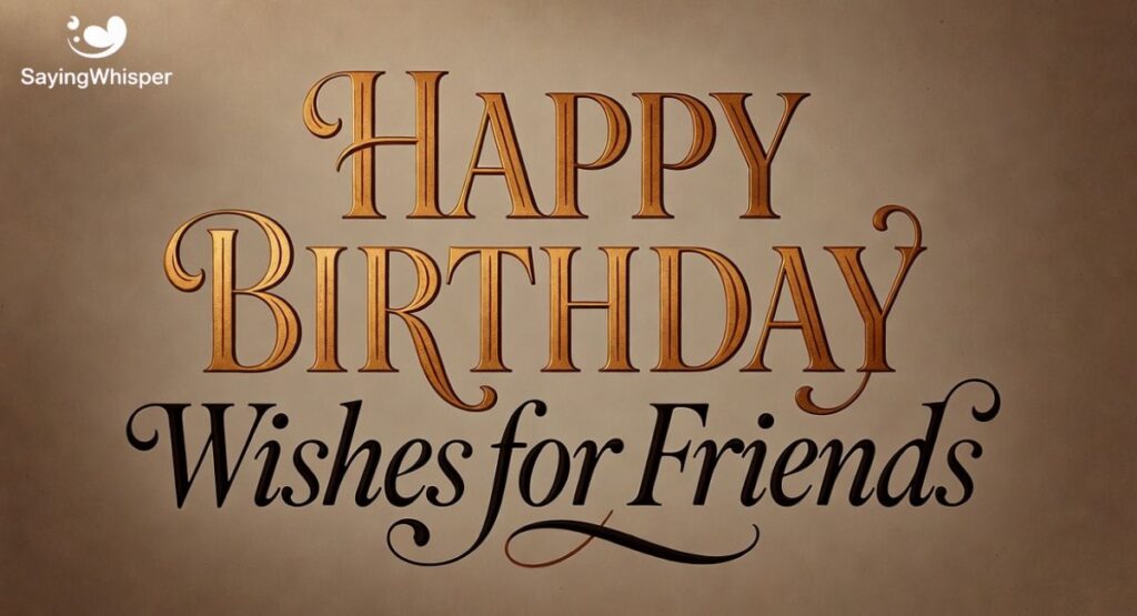 Happy Birthday Wishes for Friends