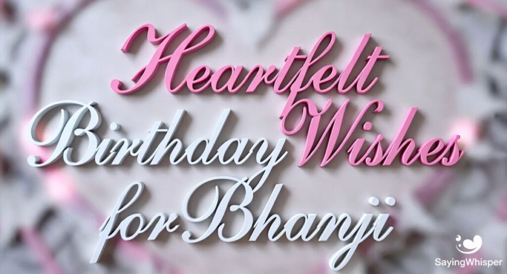 Heartfelt Birthday Wishes for Bhanji in English