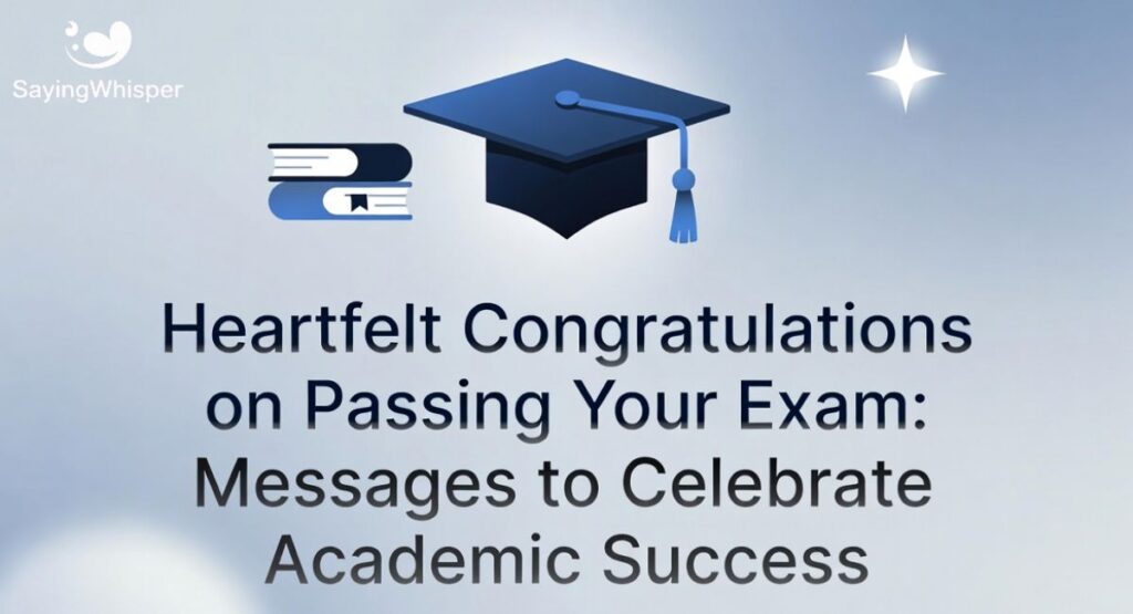 Heartfelt Congratulations on Passing Your Exam: Messages to Celebrate Academic Success
