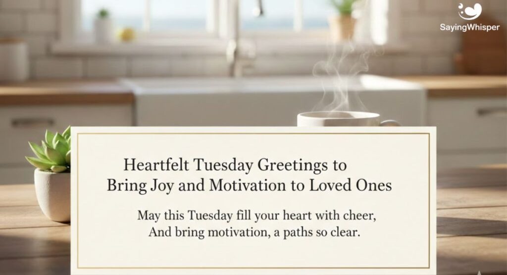 Heartfelt Tuesday Greetings to Bring Joy and Motivation to Loved Ones