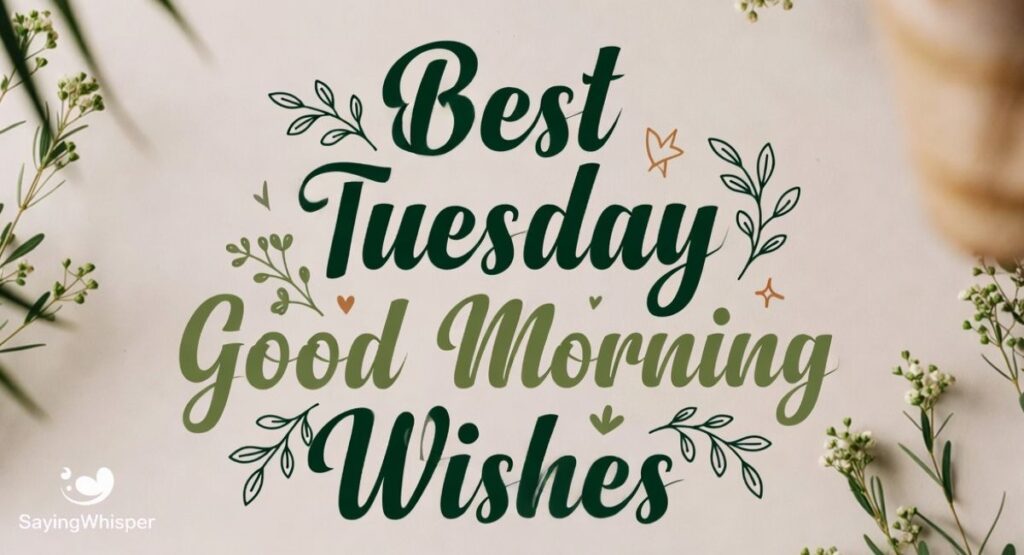 Best Tuesday Good Morning Wishes