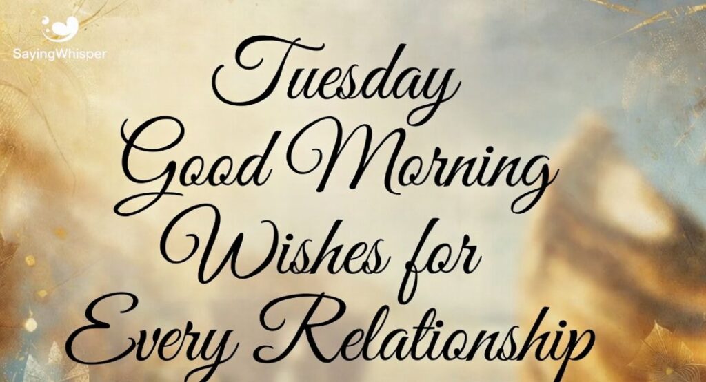 Tuesday Good Morning Wishes for Every Relationship
