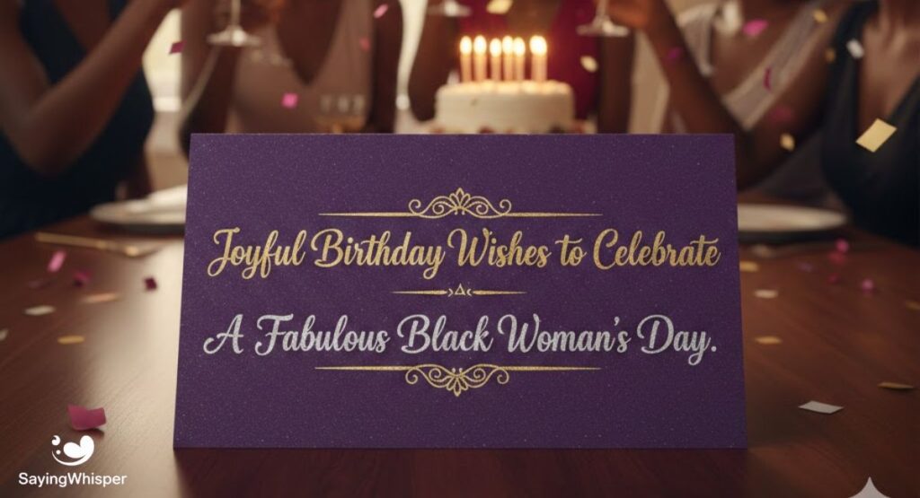 Joyful Birthday Wishes to Celebrate a Fabulous Black Woman’s Day