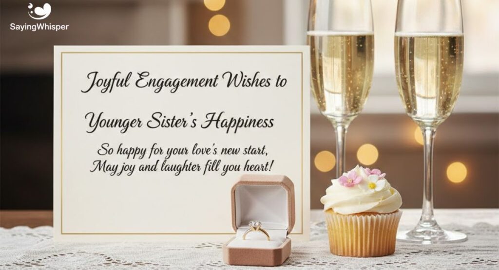 Joyful Engagement Wishes to Celebrate Your Younger Sister’s Happiness