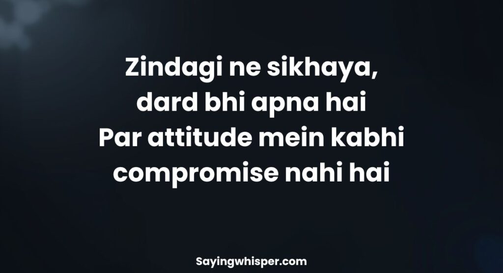 Sad Shayari for Life with Attitude