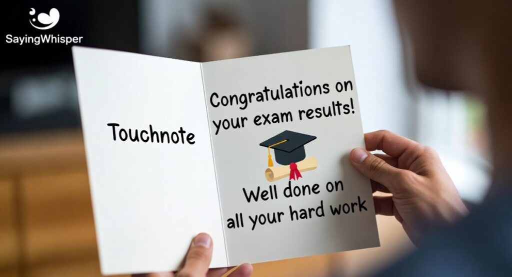 Say Congratulations on Exam Results With TouchNote
