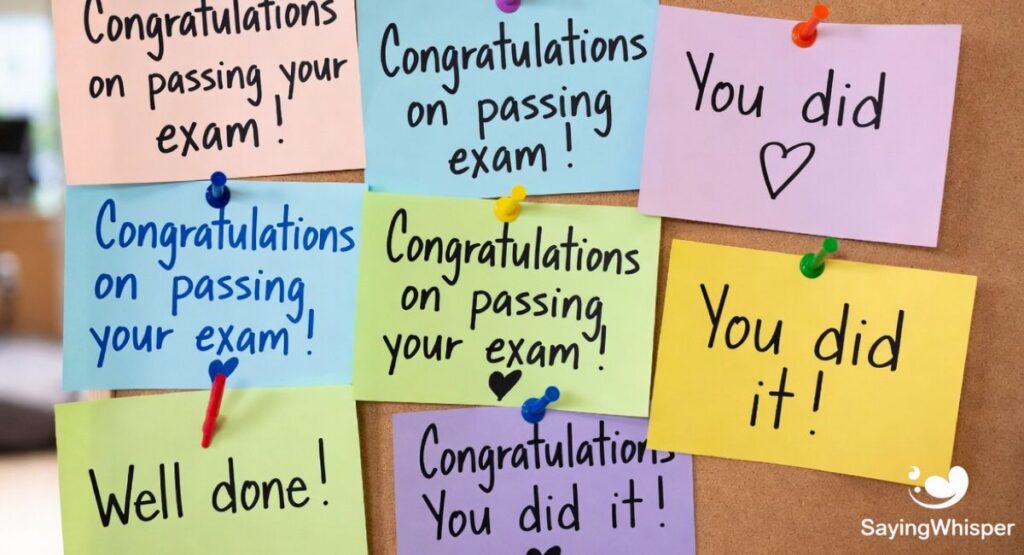 Short and Sweet Congratulations Messages for Passing Any Exam