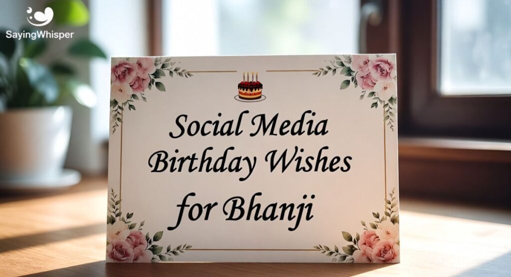 Social Media Birthday Wishes for Bhanji