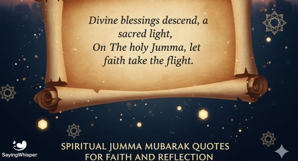Spiritual Jumma Mubarak Quotes for Faith and Reflection
