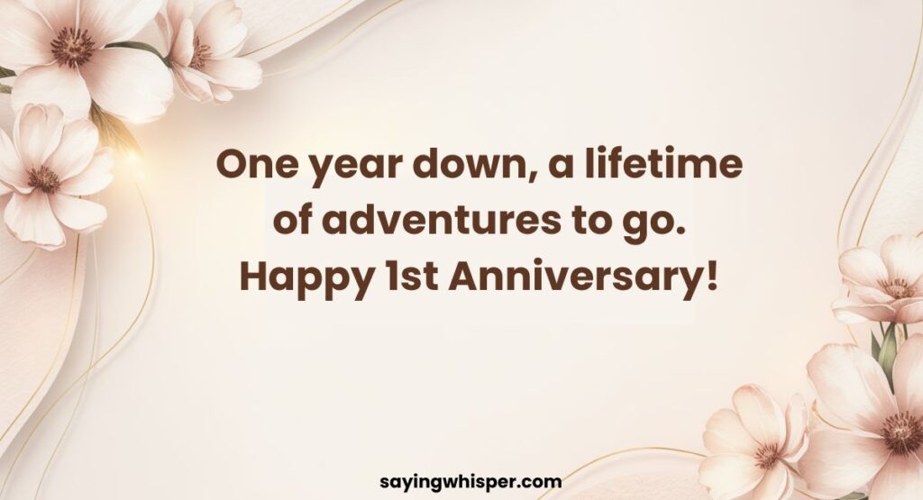 Wish Uncle and Aunt Their 1 Year of Togetherness