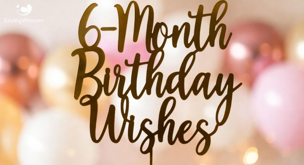 6-Month Birthday Wishes