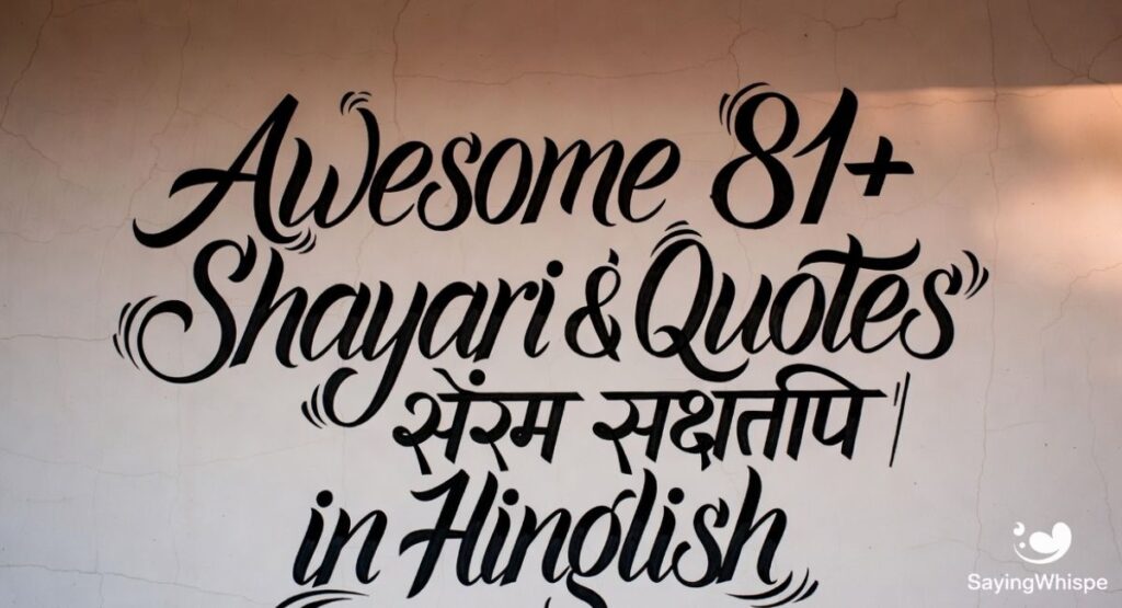 Awesome 81+ Shayari & Quotes | इग्नोर शायरी in Hinglish