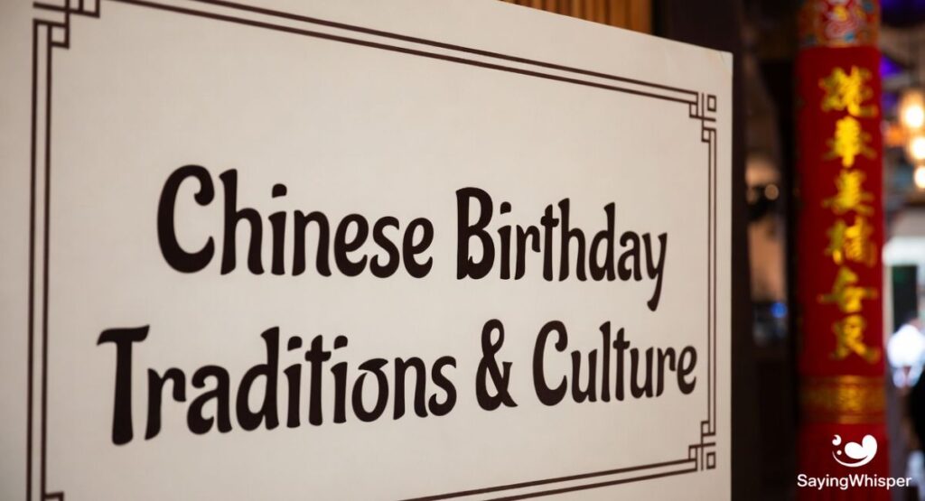 Chinese Birthday Traditions & Culture