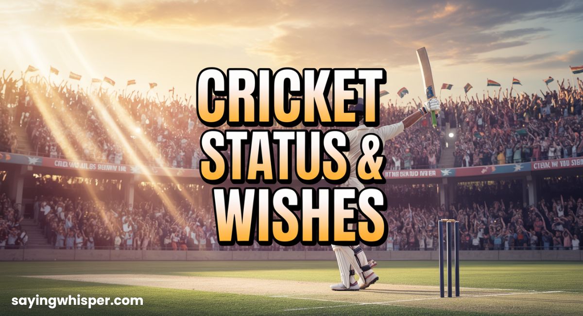Cricket Status and Wishes: Best Messages, Quotes & Captions for Fans (2026)