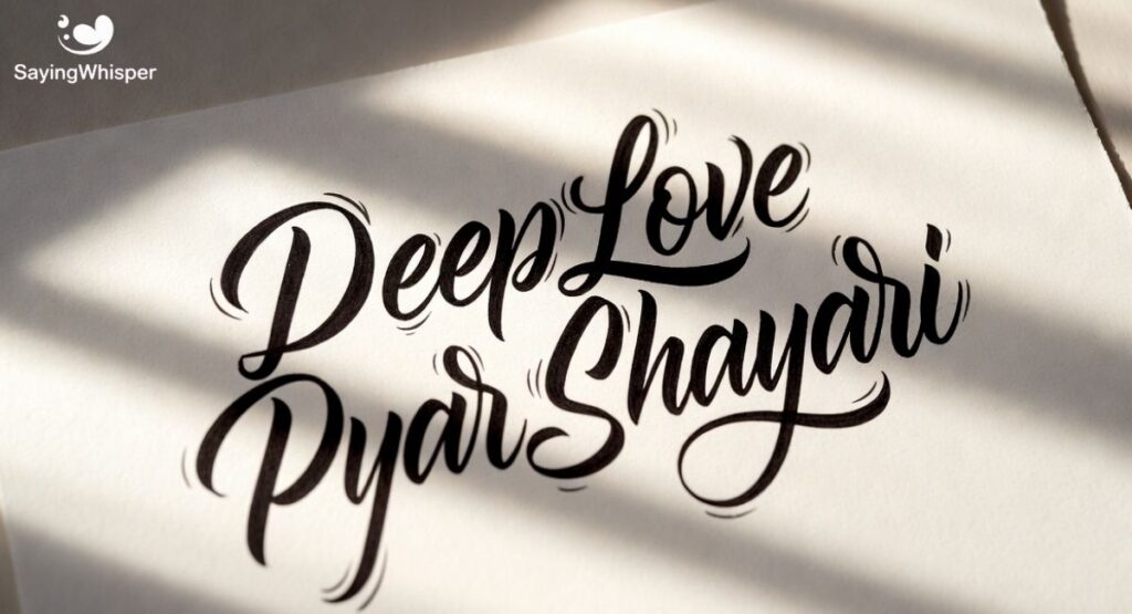 Deep Love Pyar Shayari