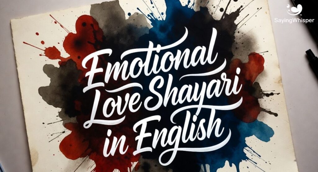 Emotional Love Shayari in English