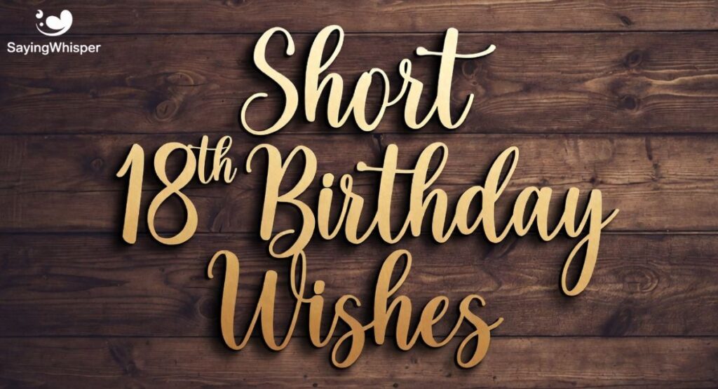 Short 18th Birthday Wishes