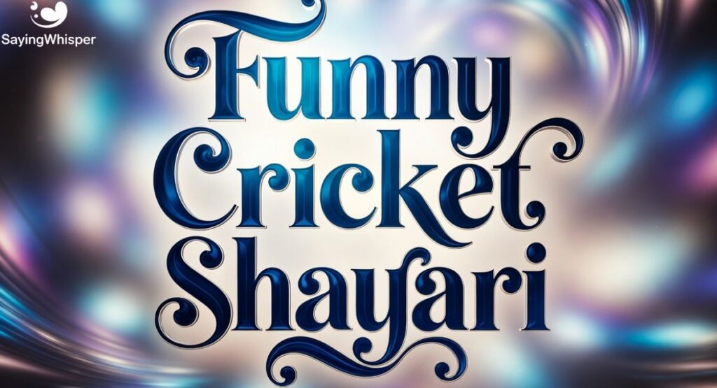 Funny Cricket Shayari