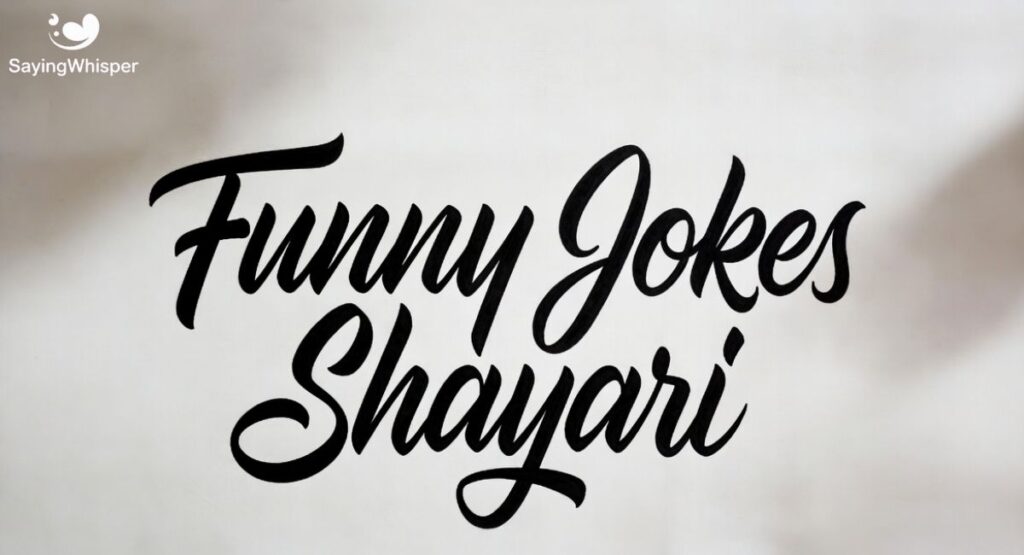 Funny Jokes Shayari