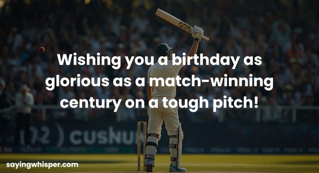 Happy Birthday Wishes for Cricketer – Celebrate Like a True Fan