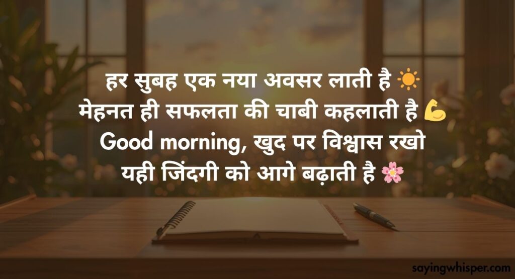 Inspirational Good Morning Quotes in Hindi