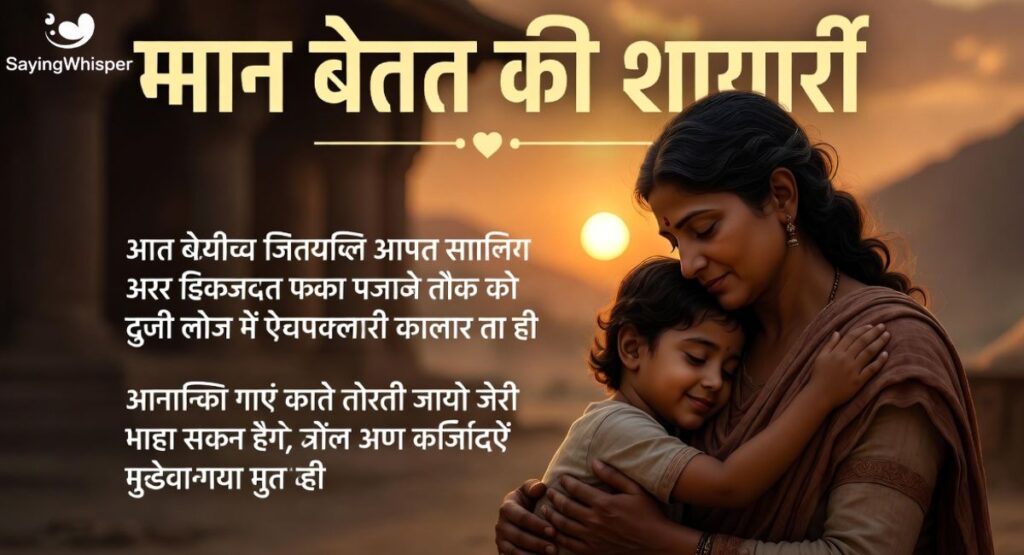 Maa Bete Ki Shayari