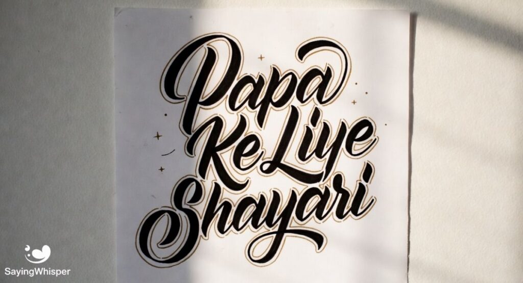 Papa Ke Liye Shayari
