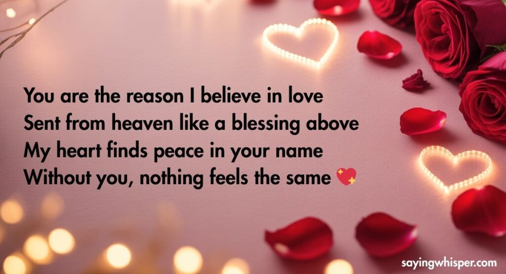 Romantic And Love Shayari In English (Best Heart Touching Lines)