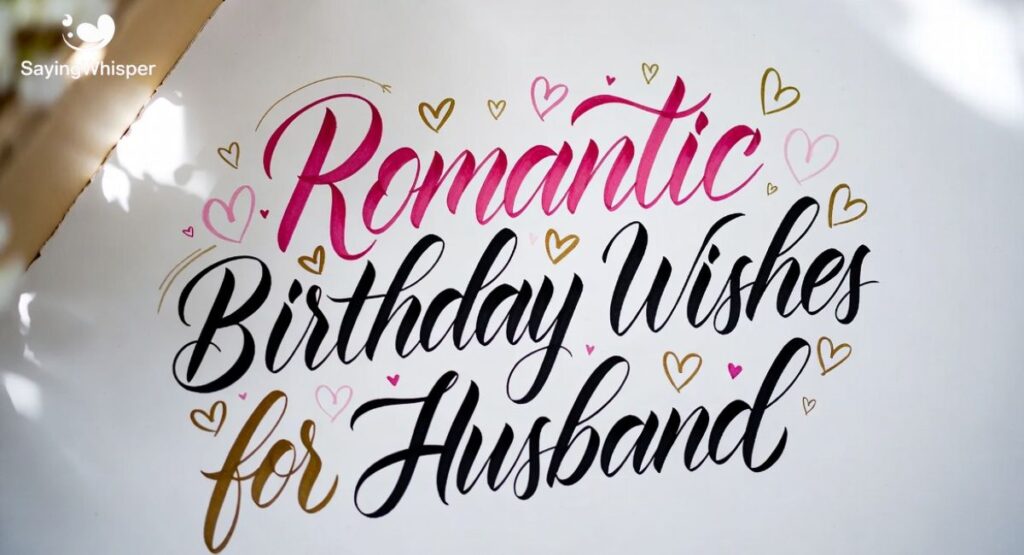 Romantic Birthday Wishes for Husband