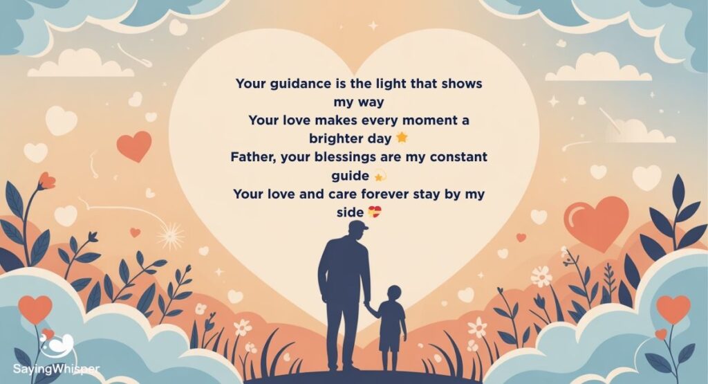 Two Line Shayari for Father in English