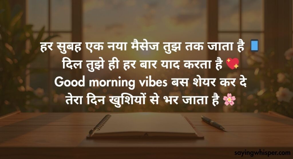 WhatsApp Good Morning Shayari