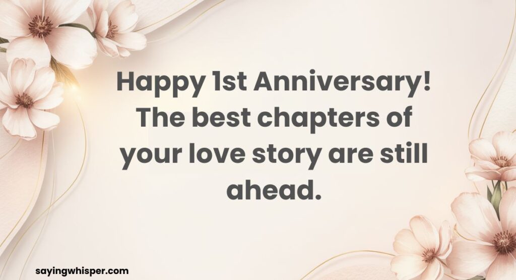 1st Anniversary Wishes for Bhaiya and Bhabhi