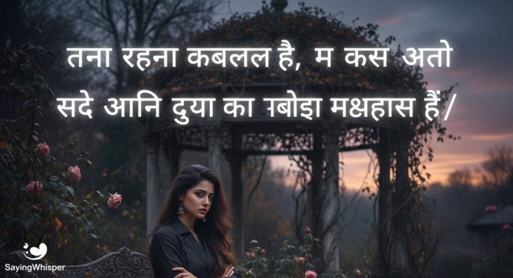 Alone Attitude Shayari