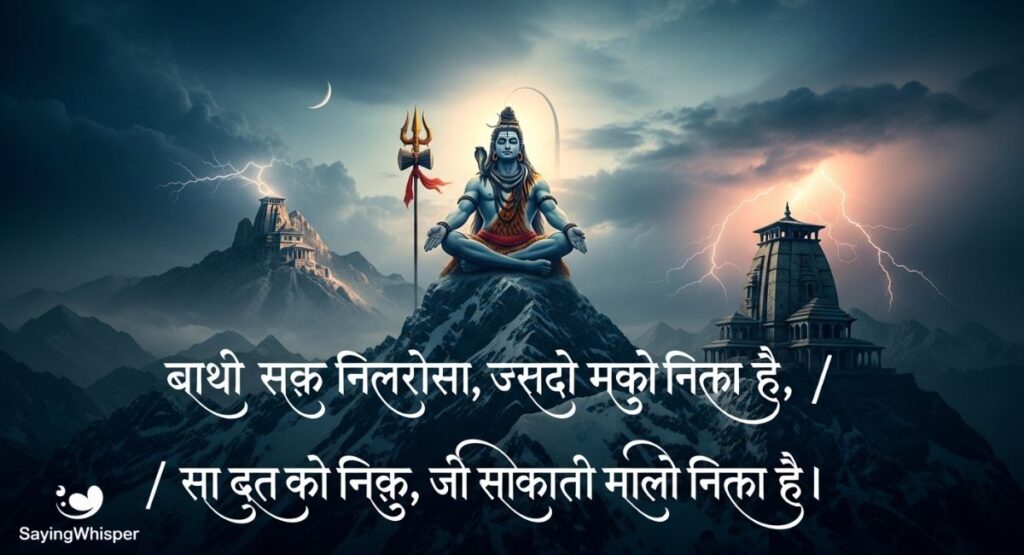 Attitude Status Mahakal Shayari 2 Line