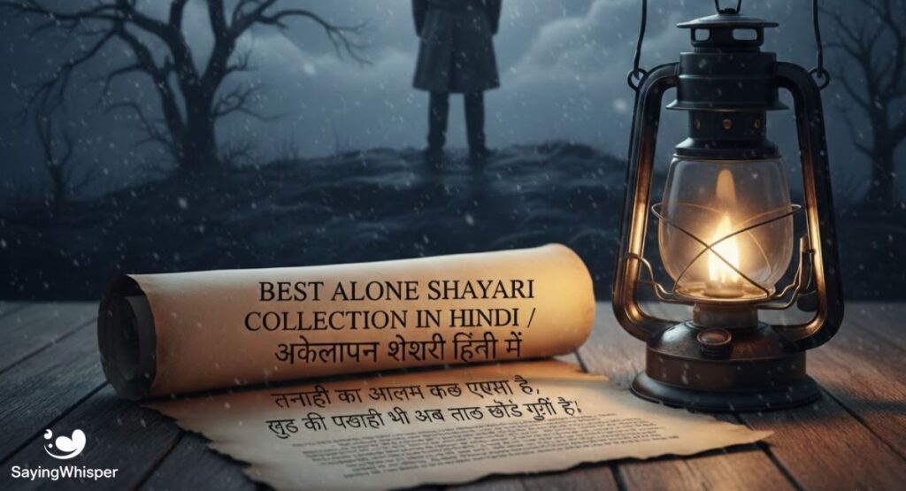 Best Alone Shayari