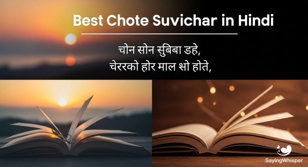 Best Chhote Suvichar in Hindi