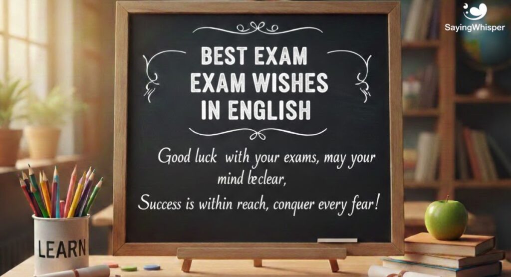 Best Exam Wishes in English